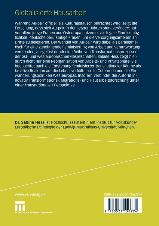 Produktbild: Globalisierte Hausarbeit
