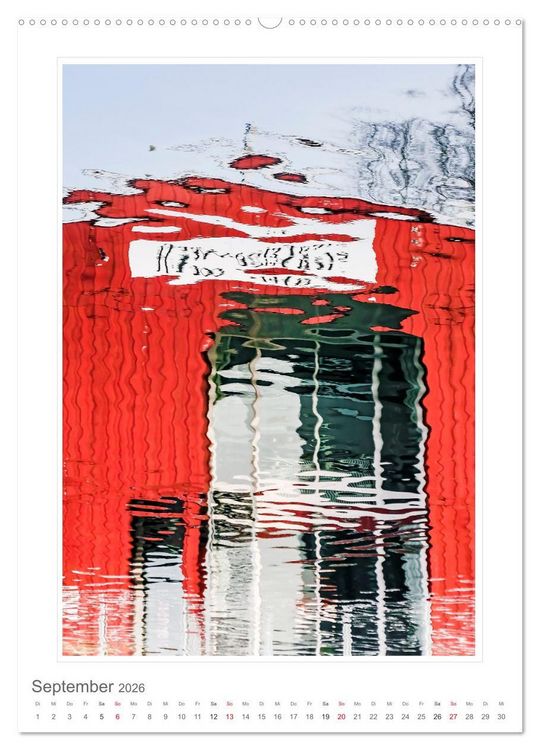 Produktbild: Wasserreflexionen (hochwertiger Premium Wandkalender 2026 DIN A2 hoch), Kunstdruck in Hochglanz