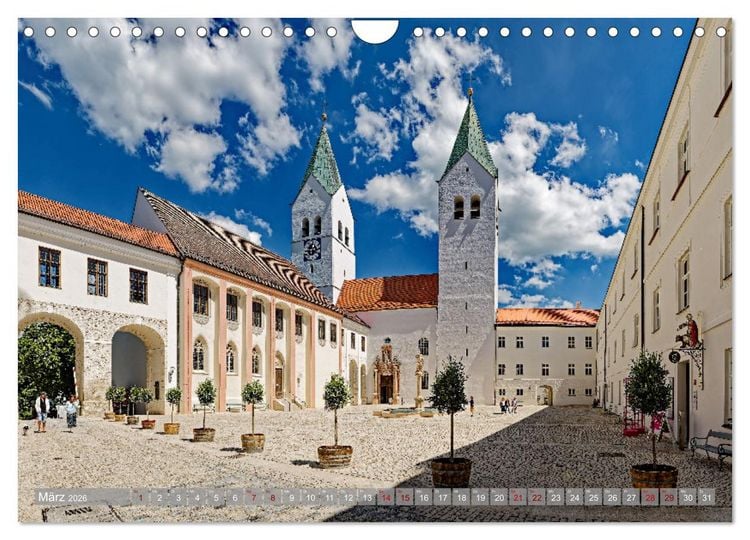 Produktbild: Freising - 1300 Jahre Korbinian (Wandkalender 2026 DIN A4 quer), CALVENDO Monatskalender