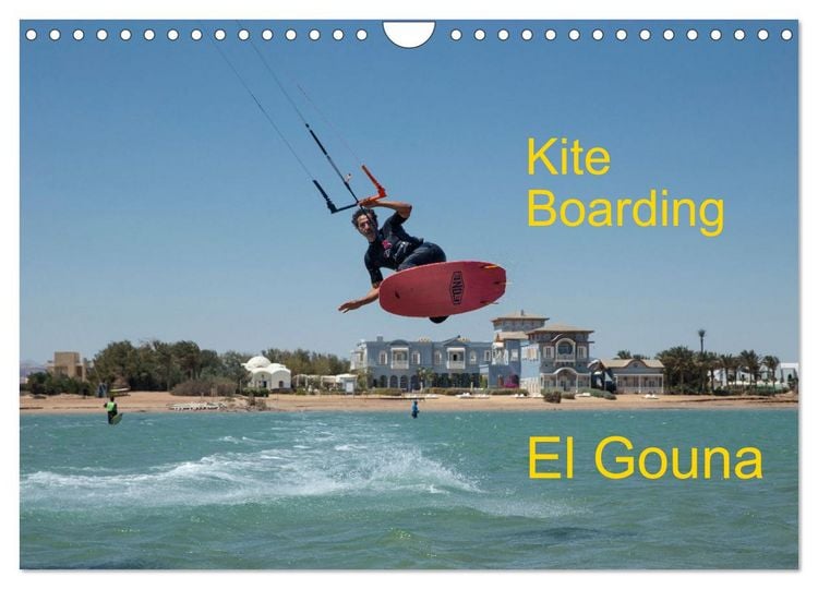 Produktbild: Kite Boarding El Gouna (Wandkalender 2026 DIN A4 quer), CALVENDO Monatskalender