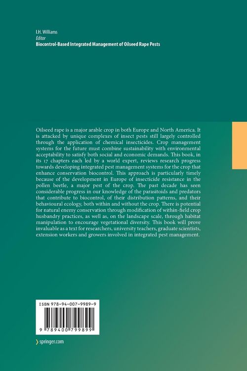 Produktbild: Biocontrol-Based Integrated Management of Oilseed Rape Pests