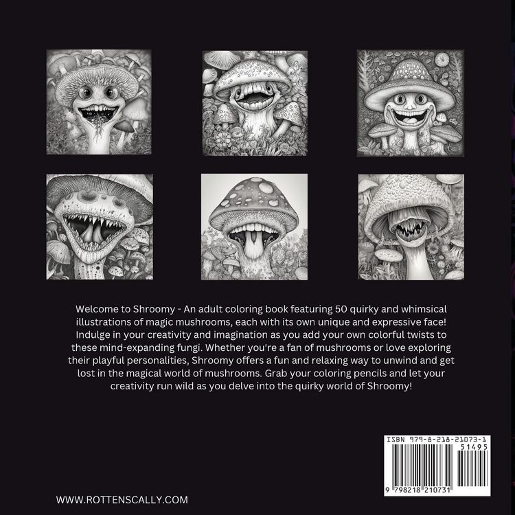 Produktbild: Shroomy Coloring Book