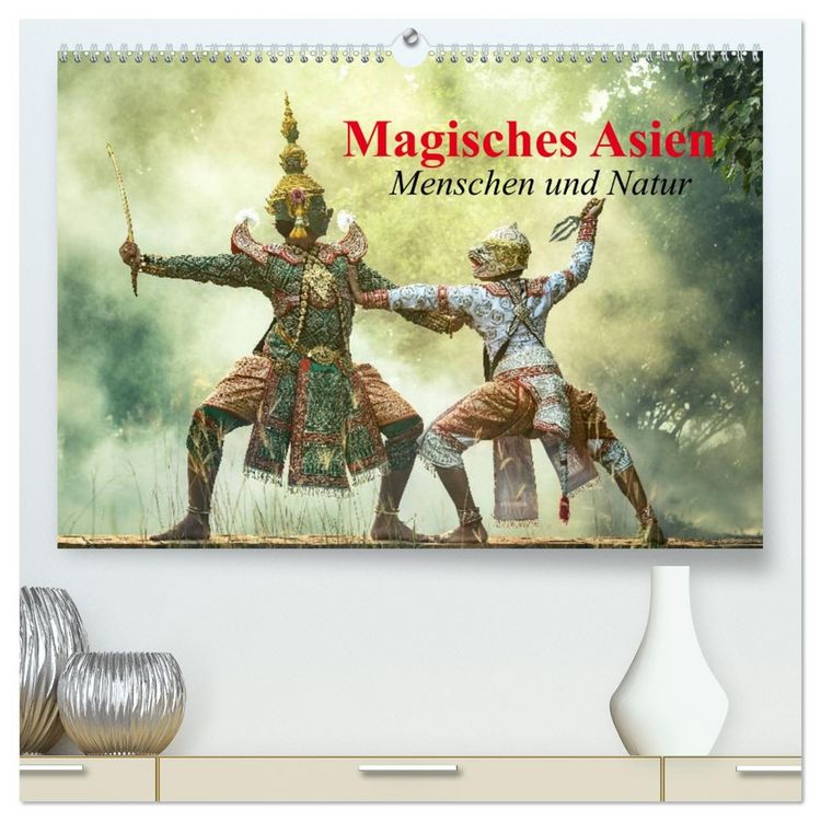 Produktbild: Magisches Asien. Menschen und Natur (hochwertiger Premium Wandkalender 2026 DIN A2 quer), Kunstdruck in Hochglanz