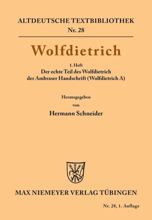 Produktbild: Wolfdietrich