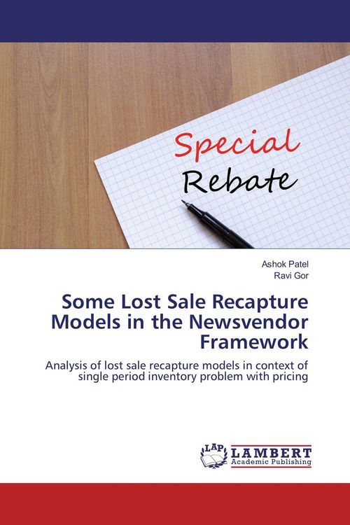 Produktbild: Some Lost Sale Recapture Models in the Newsvendor Framework