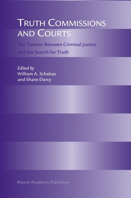 Produktbild: Truth Commissions and Courts