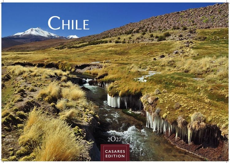 Produktbild: Chile Kalender 2027 &ndash; Wandkalender | Fotokalender S&uuml;damerika 24x35cm &ndash; Spektakul&auml;re Landschaften von Atacama bis Patagonien, perfekt als Geschenk & Wanddeko