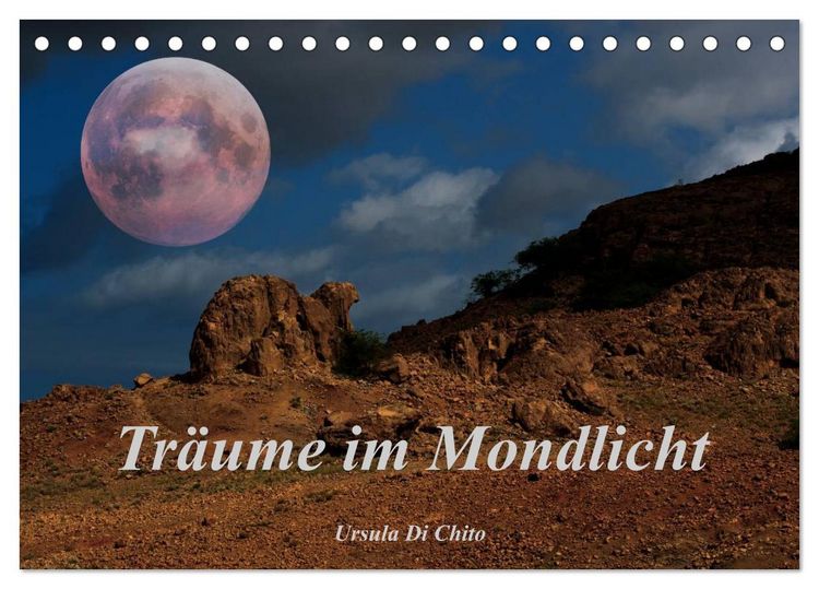 Produktbild: Tr&auml;ume im Mondlicht (Tischkalender 2026 DIN A5 quer), CALVENDO Monatskalender