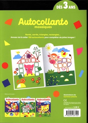 Produktbild: Autocollants : d&egrave;s 3 ans