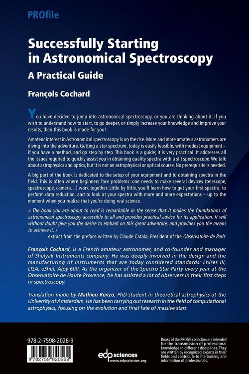 Produktbild: Successfully Starting in Astronomical Spectroscopy