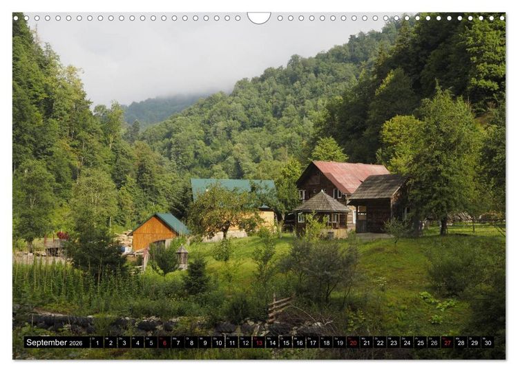 Produktbild: Entlang der Wassertalbahn - Auf schmaler Spur im Norden Rum&auml;niens (Wandkalender 2026 DIN A3 quer), CALVENDO Monatskalender