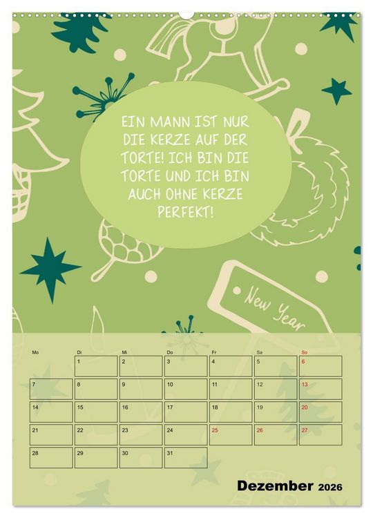 Produktbild: K&ouml;nigin &uuml;ber alles! Typokalender f&uuml;r starke Frauen (Wandkalender 2026 DIN A2 hoch), CALVENDO Monatskalender