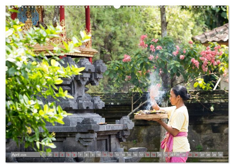 Produktbild: Bali - Momente einer Reise (Wandkalender 2026 DIN A2 quer), CALVENDO Monatskalender