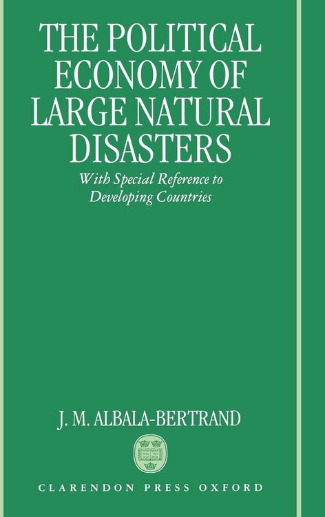 Produktbild: Political Economy of Large Natural Disasters