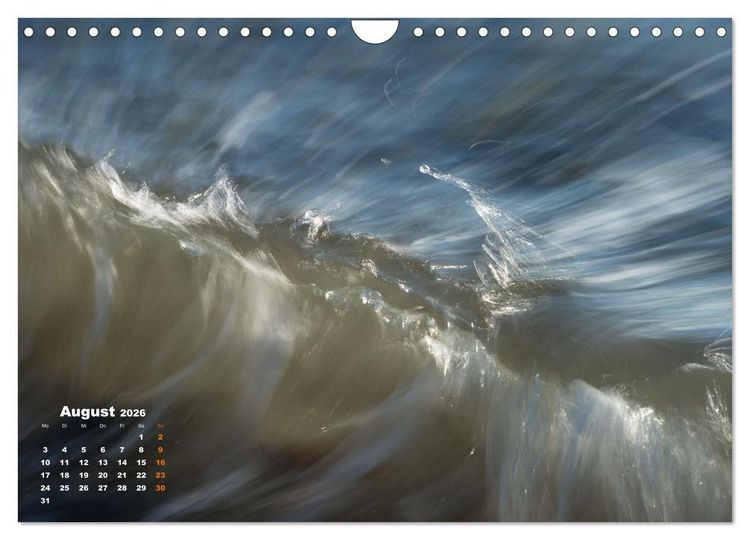Produktbild: ... wie kleine Wellen tanzen ... (Wandkalender 2026 DIN A4 quer), CALVENDO Monatskalender