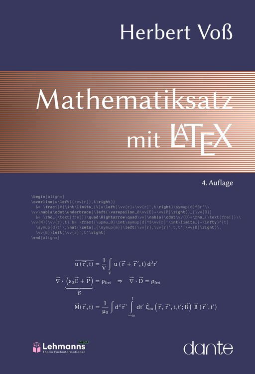 Produktbild: Mathematiksatz mit LaTeX
