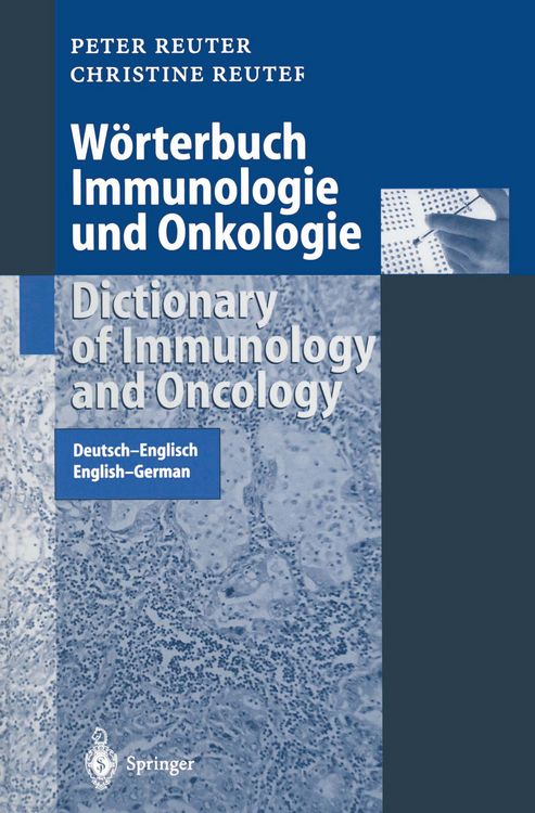 Produktbild: W&ouml;rterbuch Immunologie und Onkologie / Dictionary of Immunology and Oncology