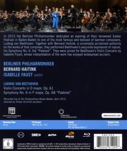 Produktbild: Beethoven - Violinkonzert & Sinfonie Nr. 6 "Pastorale" (Osterkonzert Baden-Baden 2015)