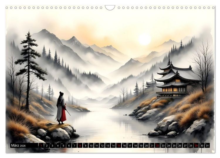 Produktbild: Japans Seele im Jahreslauf (Wandkalender 2026 DIN A3 quer), CALVENDO Monatskalender