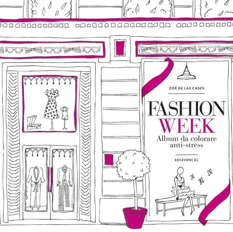 Produktbild: Fashion week. Album da colorare anti-stress