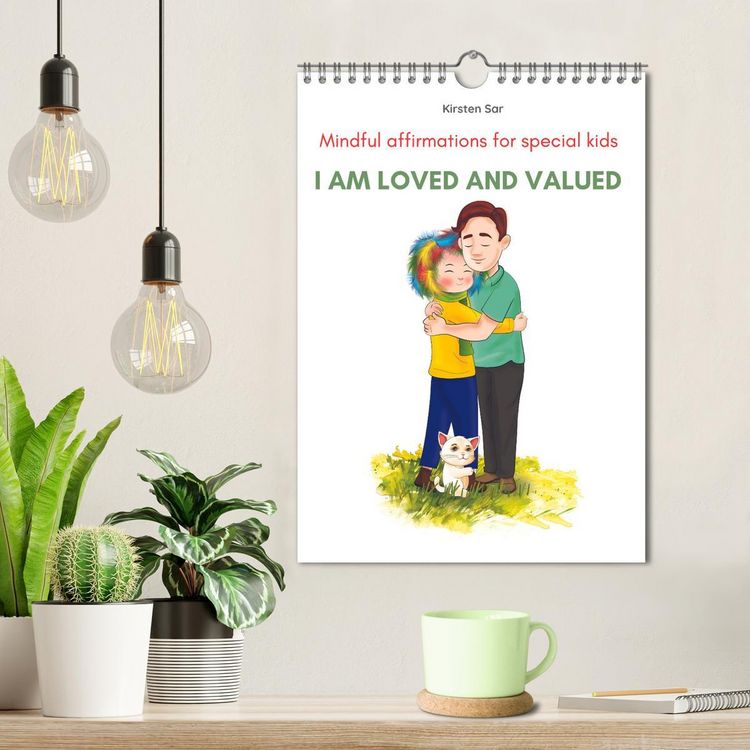 Produktbild: I am loved and valued (Wall Calendar 2026 DIN A4 portrait), CALVENDO 12 Month Wall Calendar