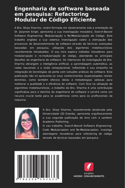 Produktbild: Engenharia de software baseada em pesquisa: Refactoring Modular de C&oacute;digo Eficiente