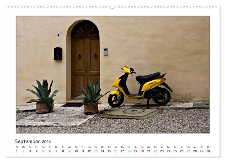 Produktbild: Toskana-Impressionen (hochwertiger Premium Wandkalender 2026 DIN A2 quer), Kunstdruck in Hochglanz