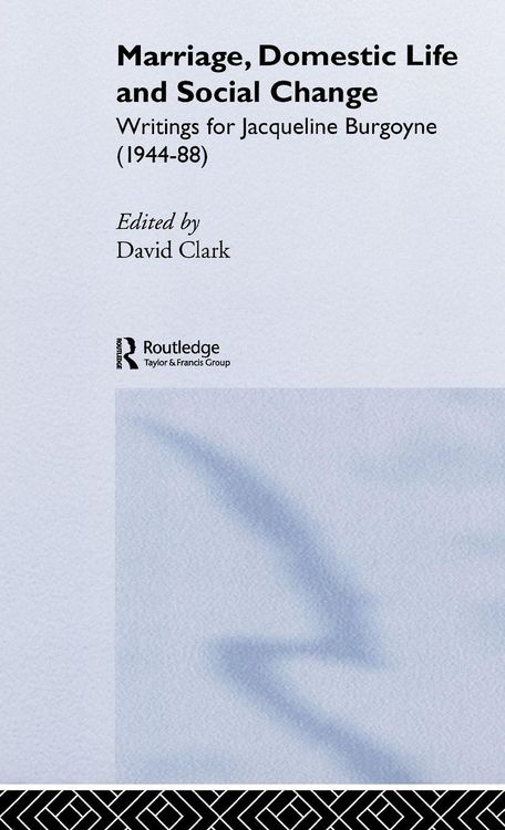 Produktbild: Marriage, Domestic Life and Social Change