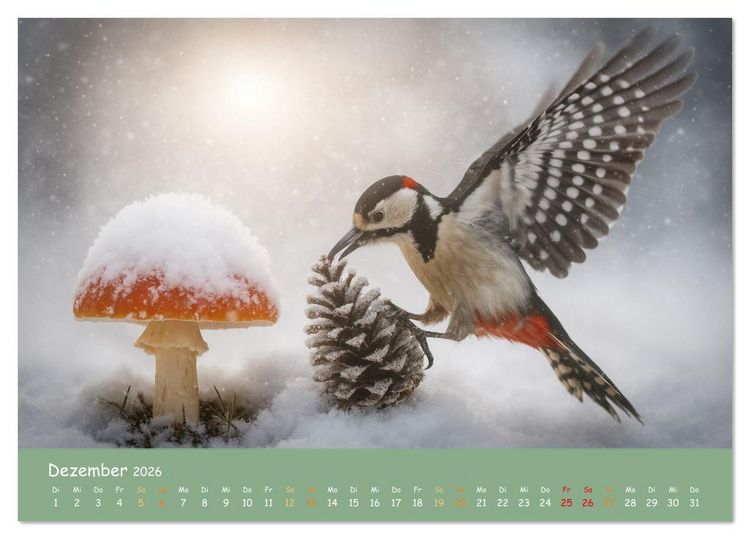 Produktbild: In feuchter Mission - Mistwetter Geschichten (Tischkalender 2026 DIN A5 quer), CALVENDO Monatskalender