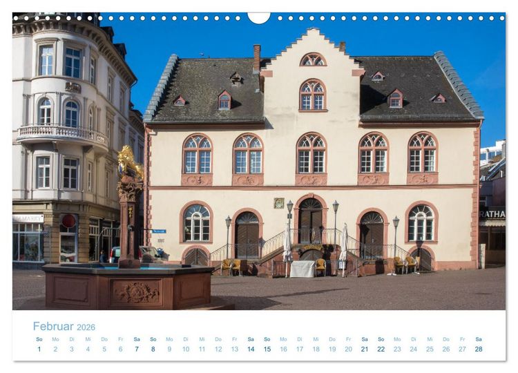 Produktbild: Daheim in Wiesbaden (Wandkalender 2026 DIN A3 quer), CALVENDO Monatskalender