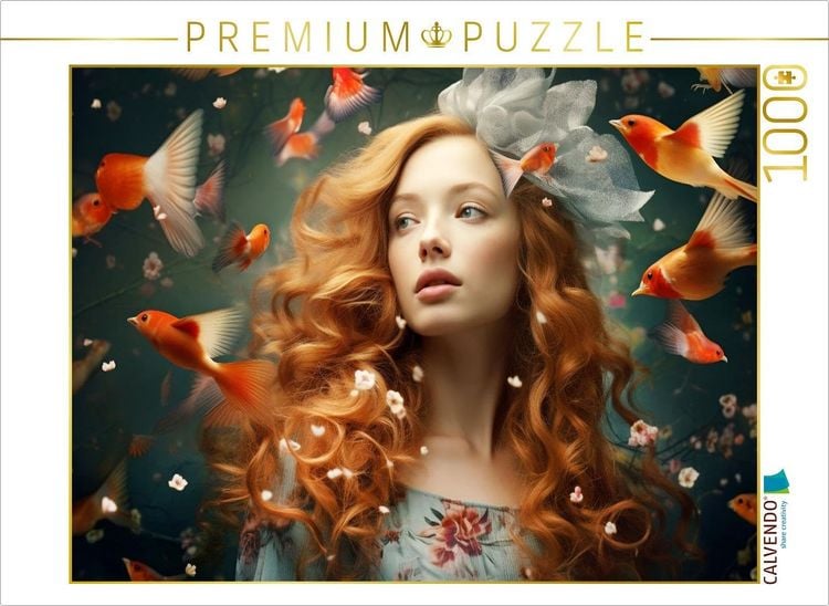 Produktbild: CALVENDO Puzzle Ein Motiv aus dem Kalender "M&auml;rchenhafte Fabelfrauen" | 1000 Teile Lege-Gr&ouml;&szlig;e 64x48cm Foto-Puzzle f&uuml;r gl&uuml;ckliche Stunden