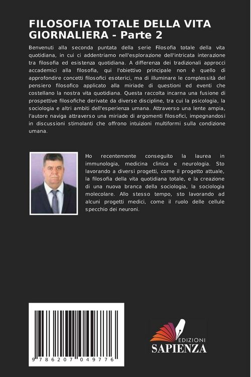 Produktbild: FILOSOFIA TOTALE DELLA VITA GIORNALIERA - Parte 2