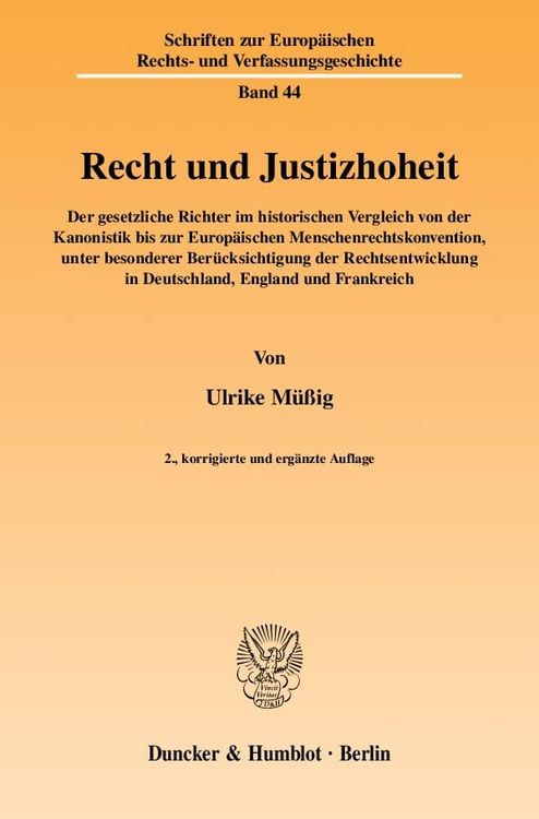 Produktbild: Recht und Justizhoheit.