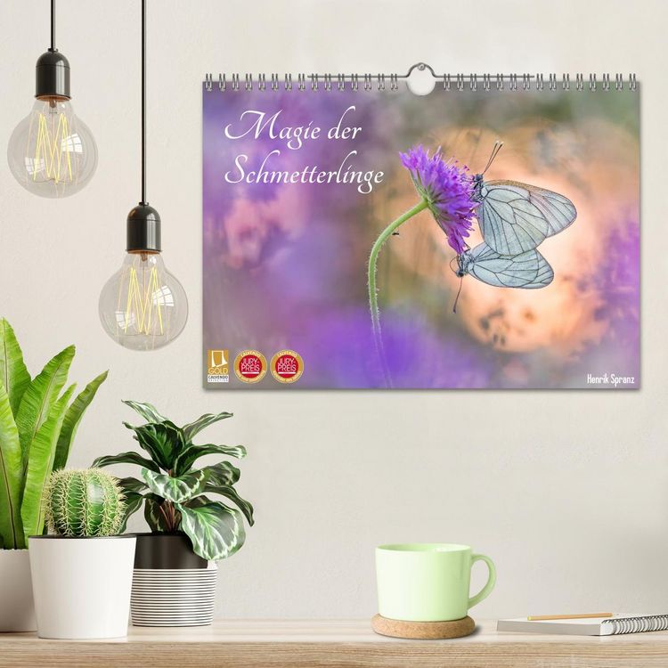 Produktbild: Magie der Schmetterlinge (Wandkalender 2026 DIN A4 quer), CALVENDO Monatskalender