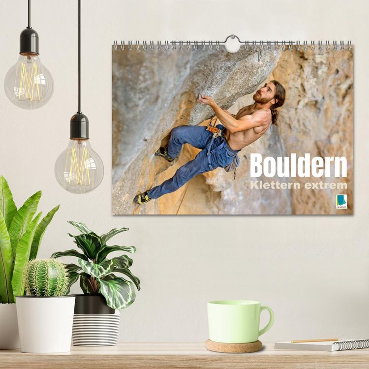 Produktbild: Bouldern: Klettern extrem (Wandkalender 2026 DIN A4 quer), CALVENDO Monatskalender
