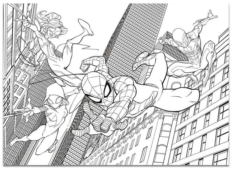 Produktbild: Marvel Puzzle DF Maxi Floor 4 X 48 Spider-Man