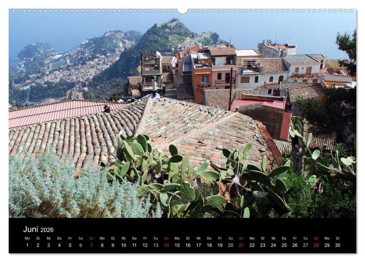 Produktbild: Sizilien (Wandkalender 2026 DIN A2 quer), CALVENDO Monatskalender