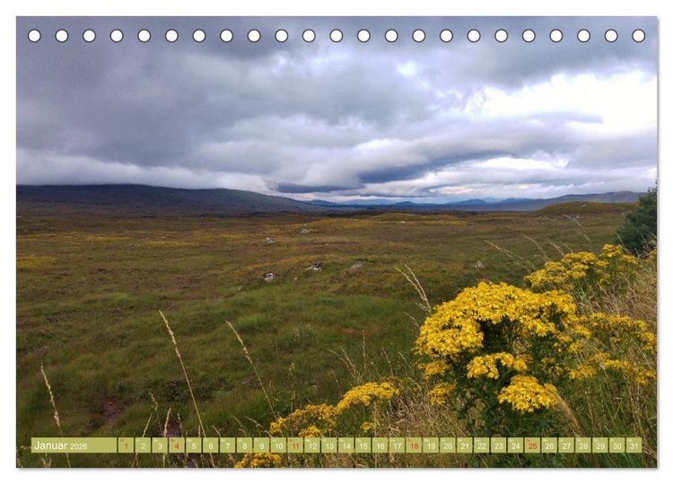 Produktbild: Schottland - Impressionen von magischen Orten (Tischkalender 2026 DIN A5 quer), CALVENDO Monatskalender