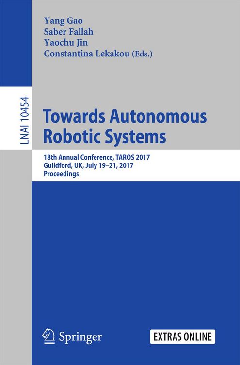 Produktbild: Towards Autonomous Robotic Systems