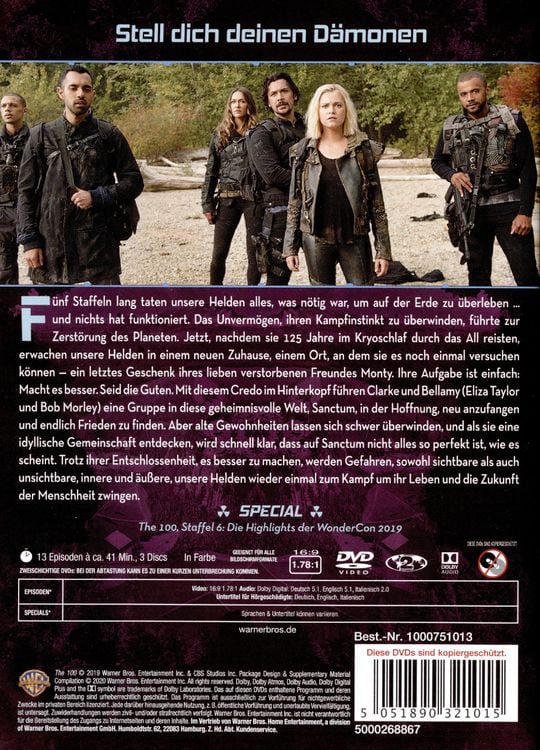 The 100 - Die komplette 6. Staffel [3 DVDs]