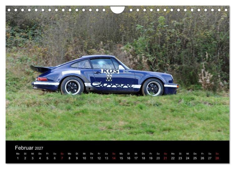 Produktbild: Bergrennen und Rallye im Porsche (Wandkalender 2027 DIN A4 quer), CALVENDO Monatskalender