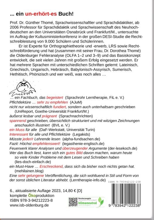 Produktbild: Abc und andere Irrt&uuml;mer &uuml;ber Orthographie, Rechtschreiben, LRS/Legasthenie