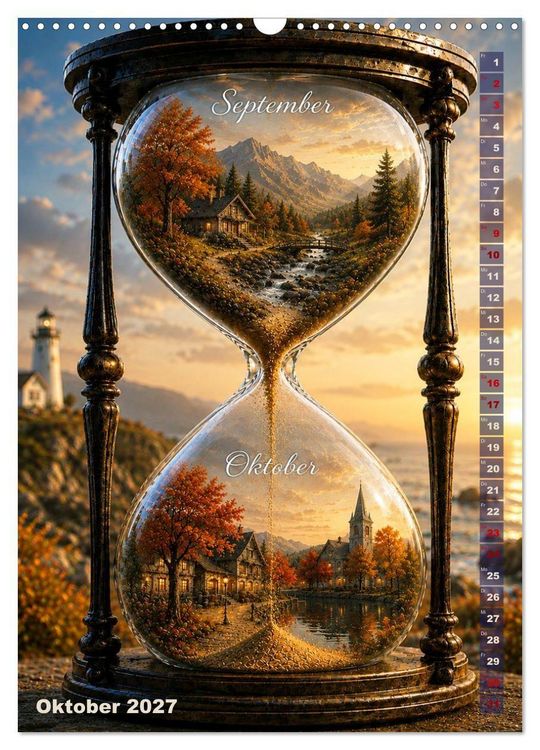 Produktbild: Zeit der Jahreszeiten (Wandkalender 2027 DIN A3 hoch), CALVENDO Monatskalender