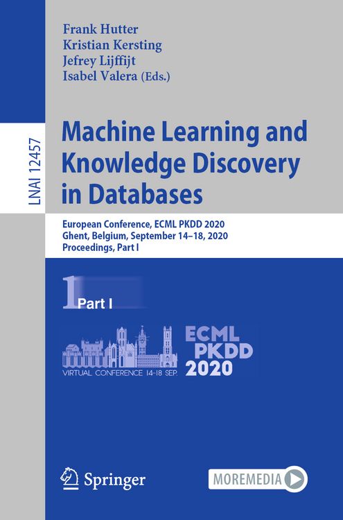 Produktbild: Machine Learning and Knowledge Discovery in Databases
