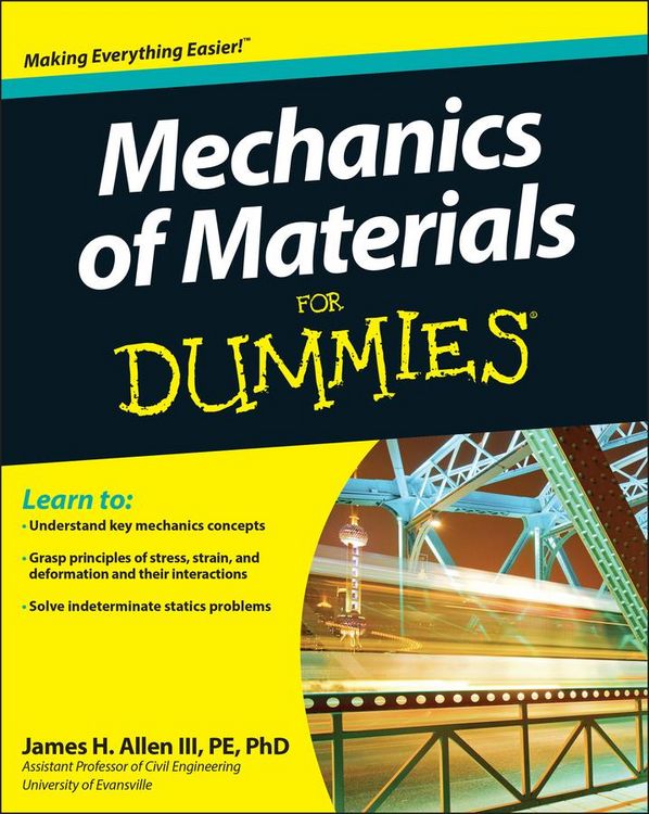 Produktbild: Mechanics of Materials For Dummies