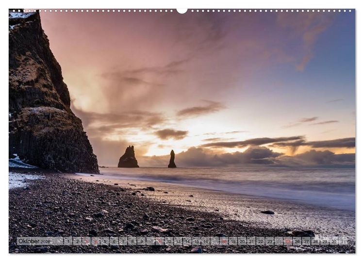 Produktbild: Island im Winter (Wandkalender 2026 DIN A2 quer), CALVENDO Monatskalender