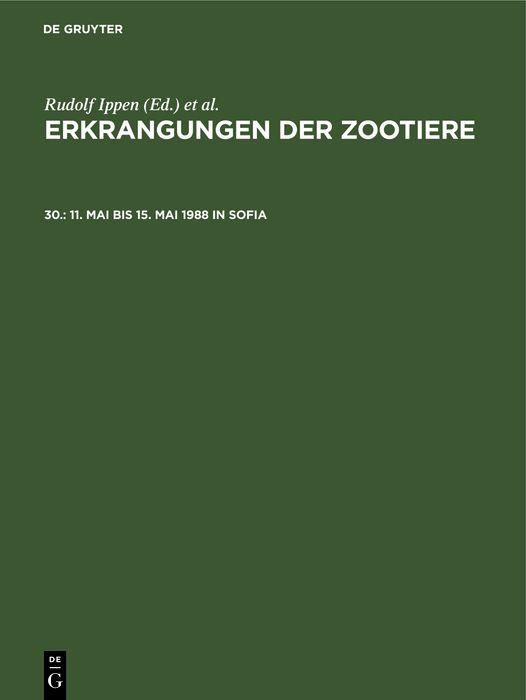 Produktbild: 11. Mai bis 15. Mai 1988 in Sofia