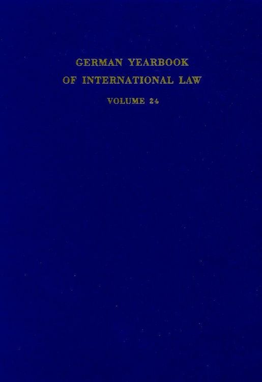 Produktbild: German Yearbook of International Law - Jahrbuch f&uuml;r Internationales Recht.