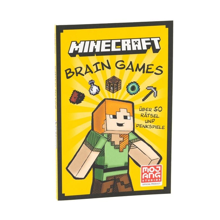 Produktbild: Minecraft Brain Games. &Uuml;ber 50 R&auml;tsel und Denkspiele