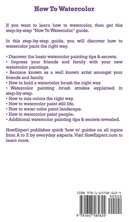 Produktbild: How To Watercolor